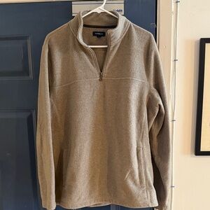 Croft & Barrow Men's Zip Up Sweater in Tan